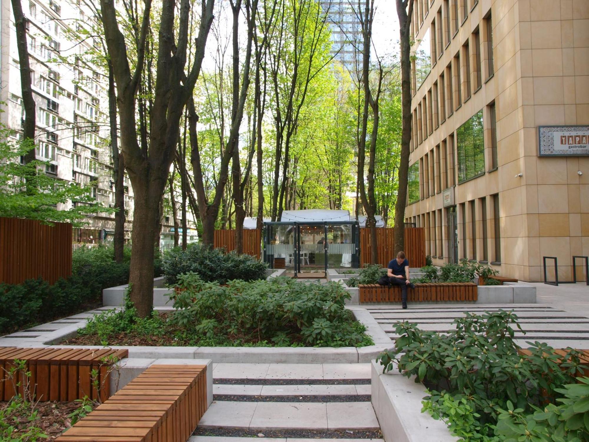 Apartament Rondo Onz Warsaw Luaran gambar